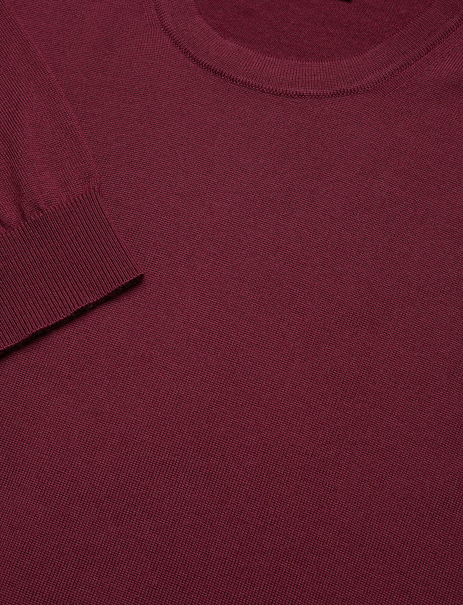 HUGO - San Cedric-M1 - round necks - dark pink - 2