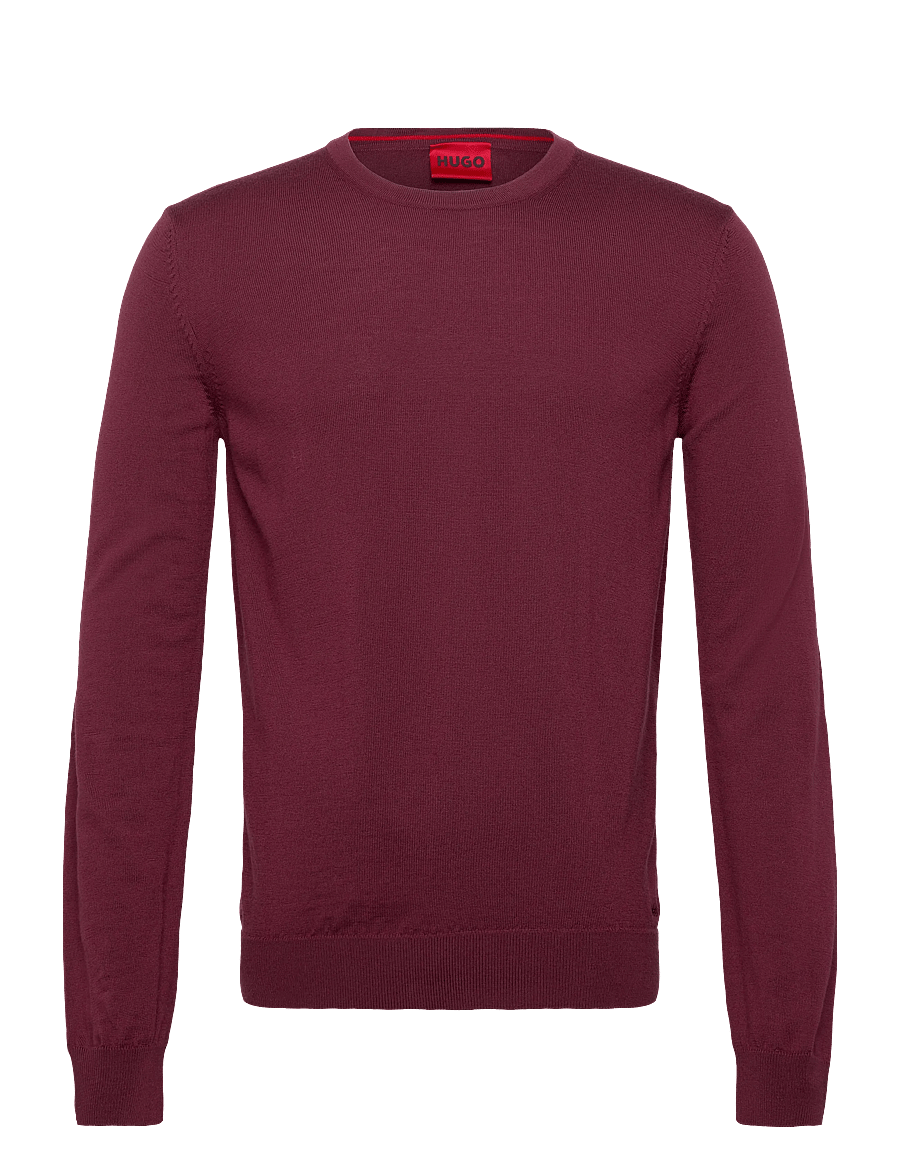 HUGO - San Cedric-M1 - round necks - dark red - 0
