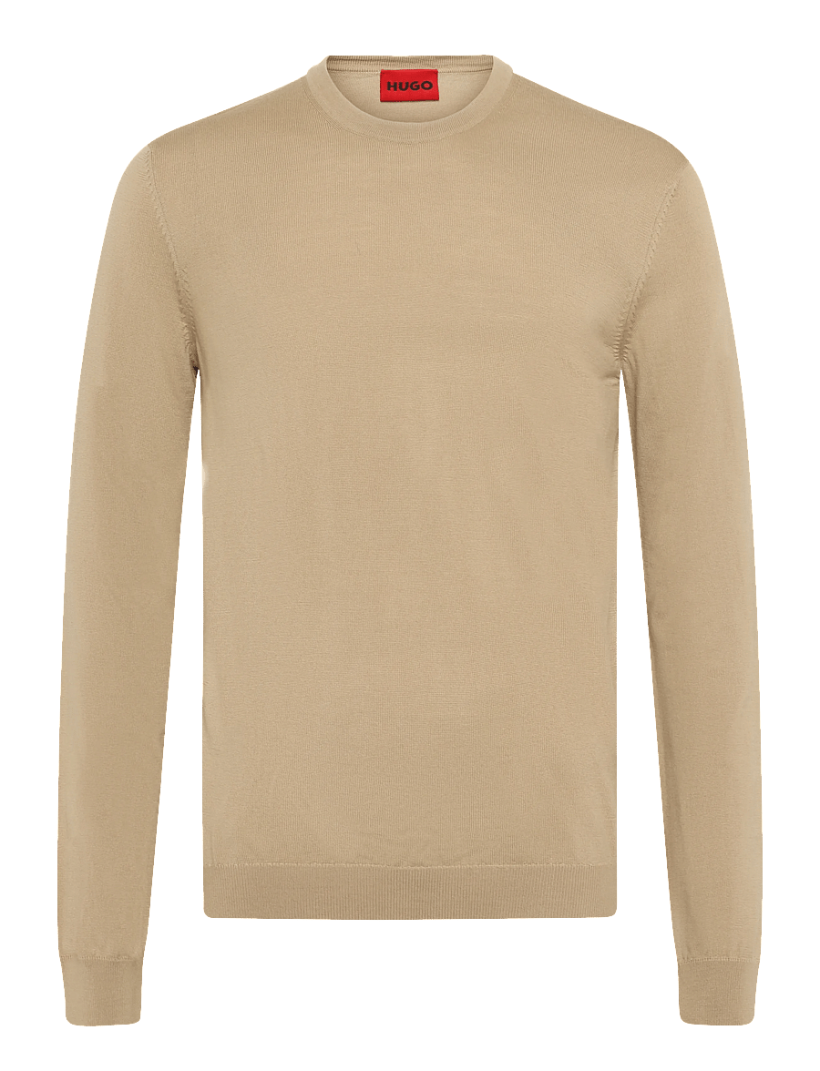 HUGO - San Cedric-M1 - rundhals - medium beige - 0