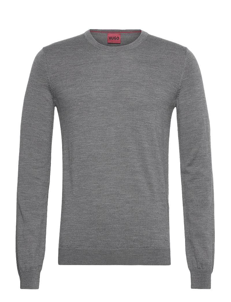 HUGO - San Cedric-M1 - rundhalsad - medium grey - 0