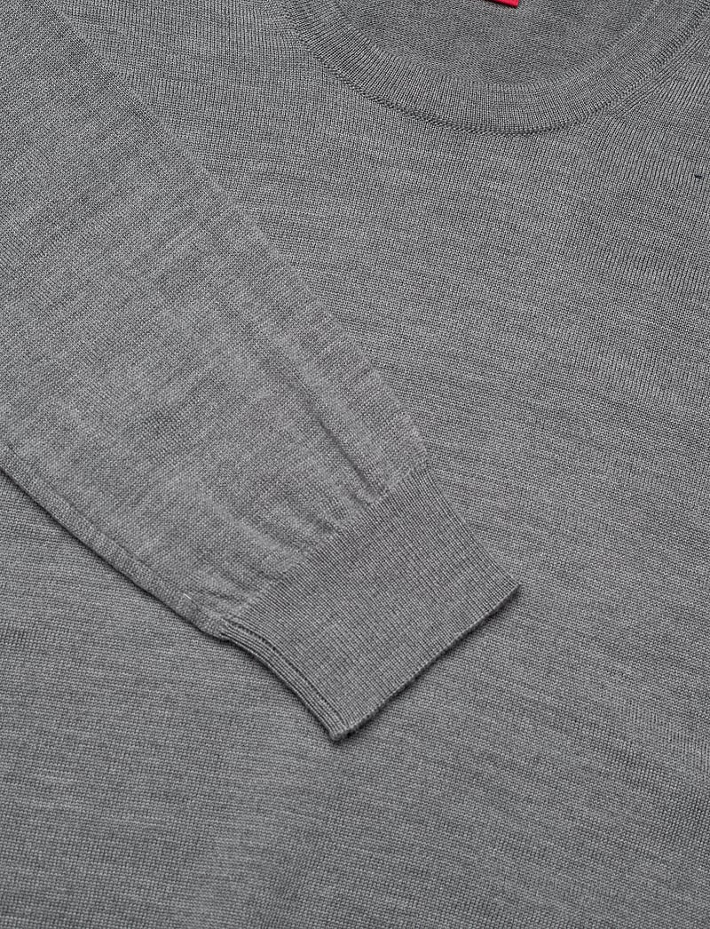 HUGO - San Cedric-M1 - rundhalsad - medium grey - 2