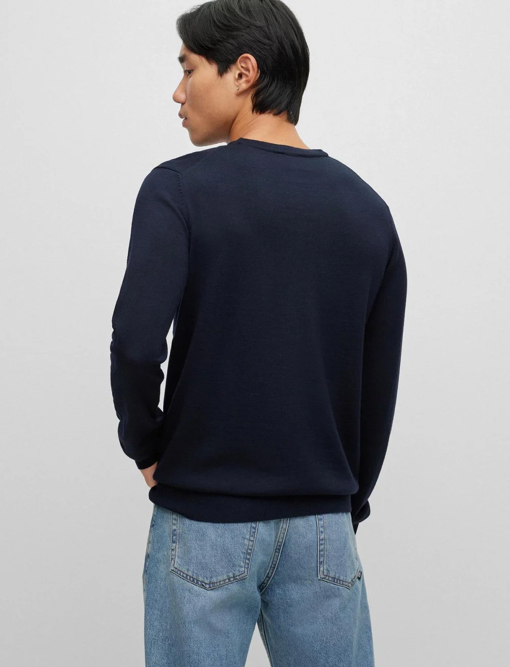 HUGO - San Cedric-M1 - rundhals - navy - 5