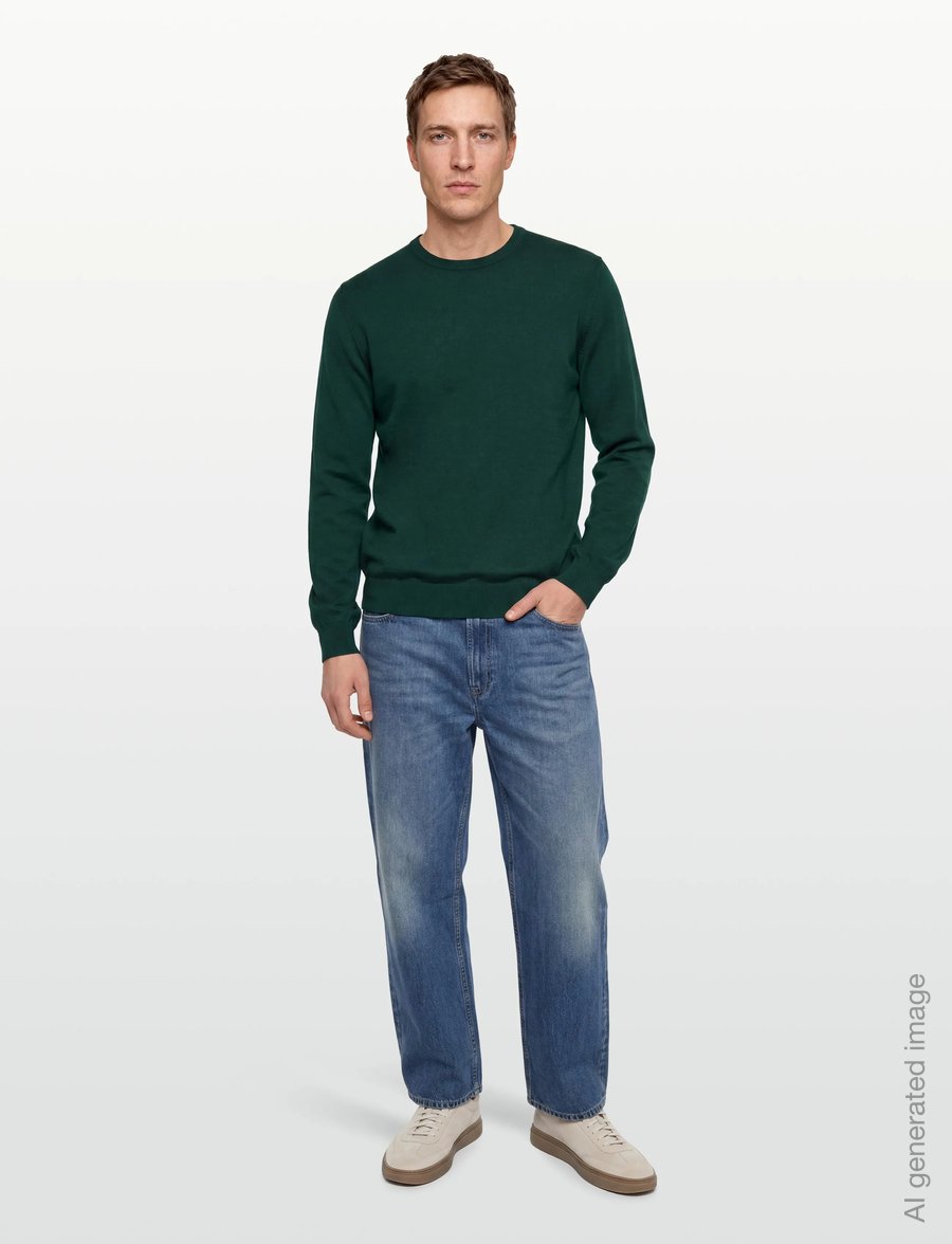 HUGO - San Cedric-M1 - round necks - open green - 0
