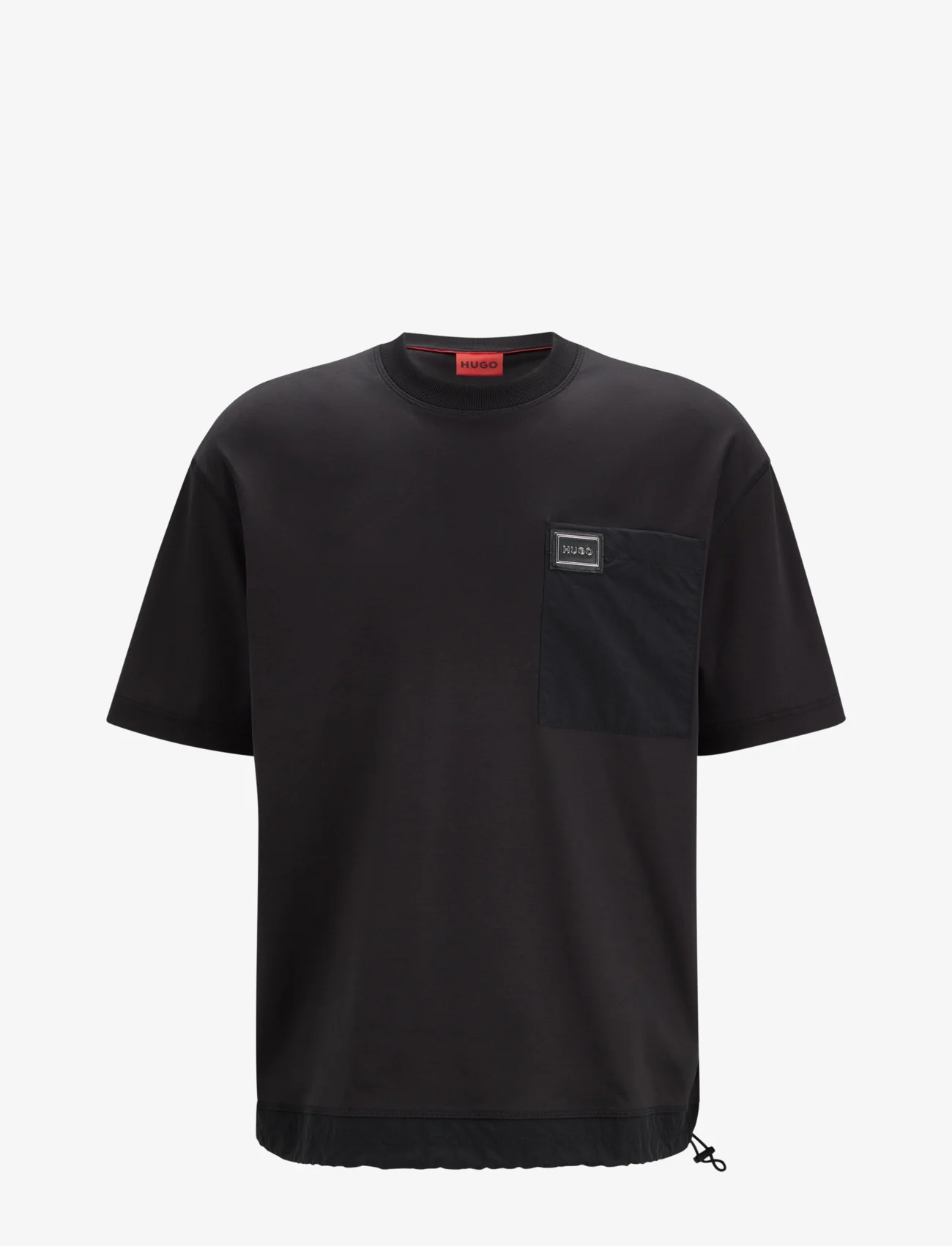 HUGO - Dangallo - basic t-shirts - black - 0