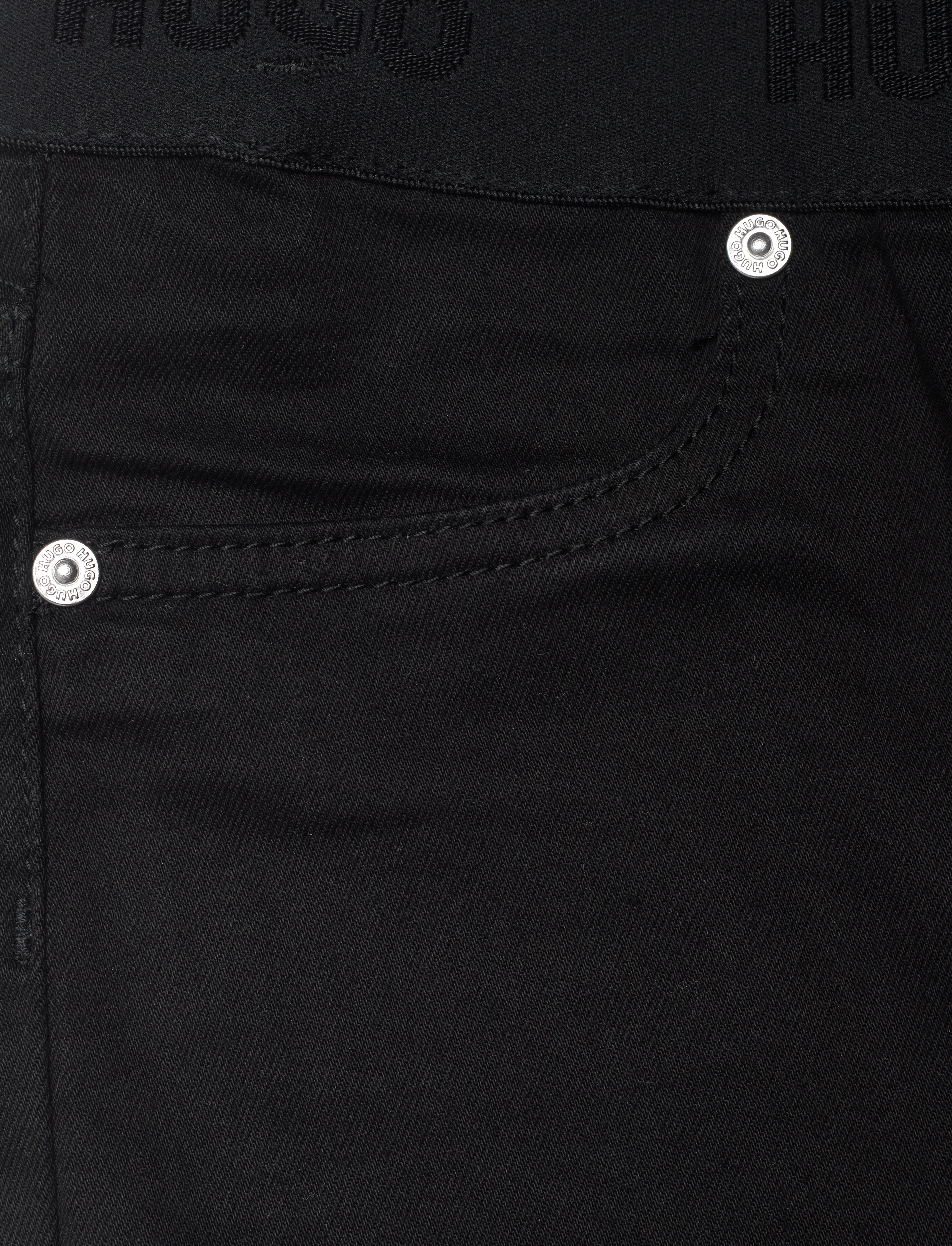 HUGO - 931 - liibuvad teksad - black - 2