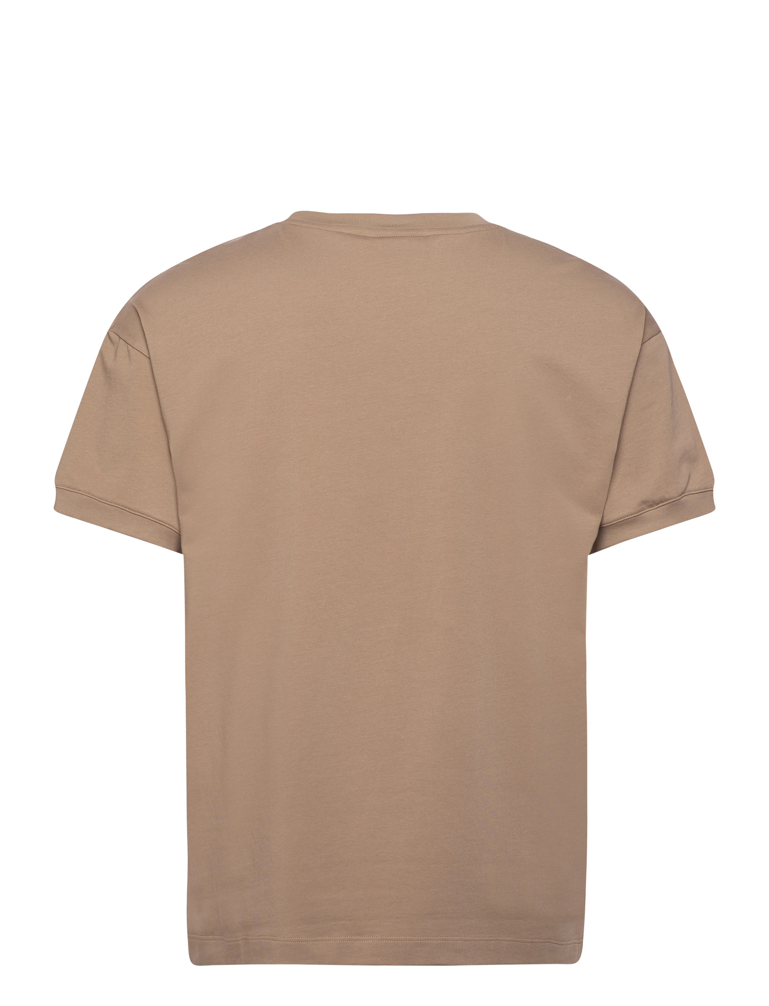 HUGO - LABELLED T-SHIRT - open brown - 1