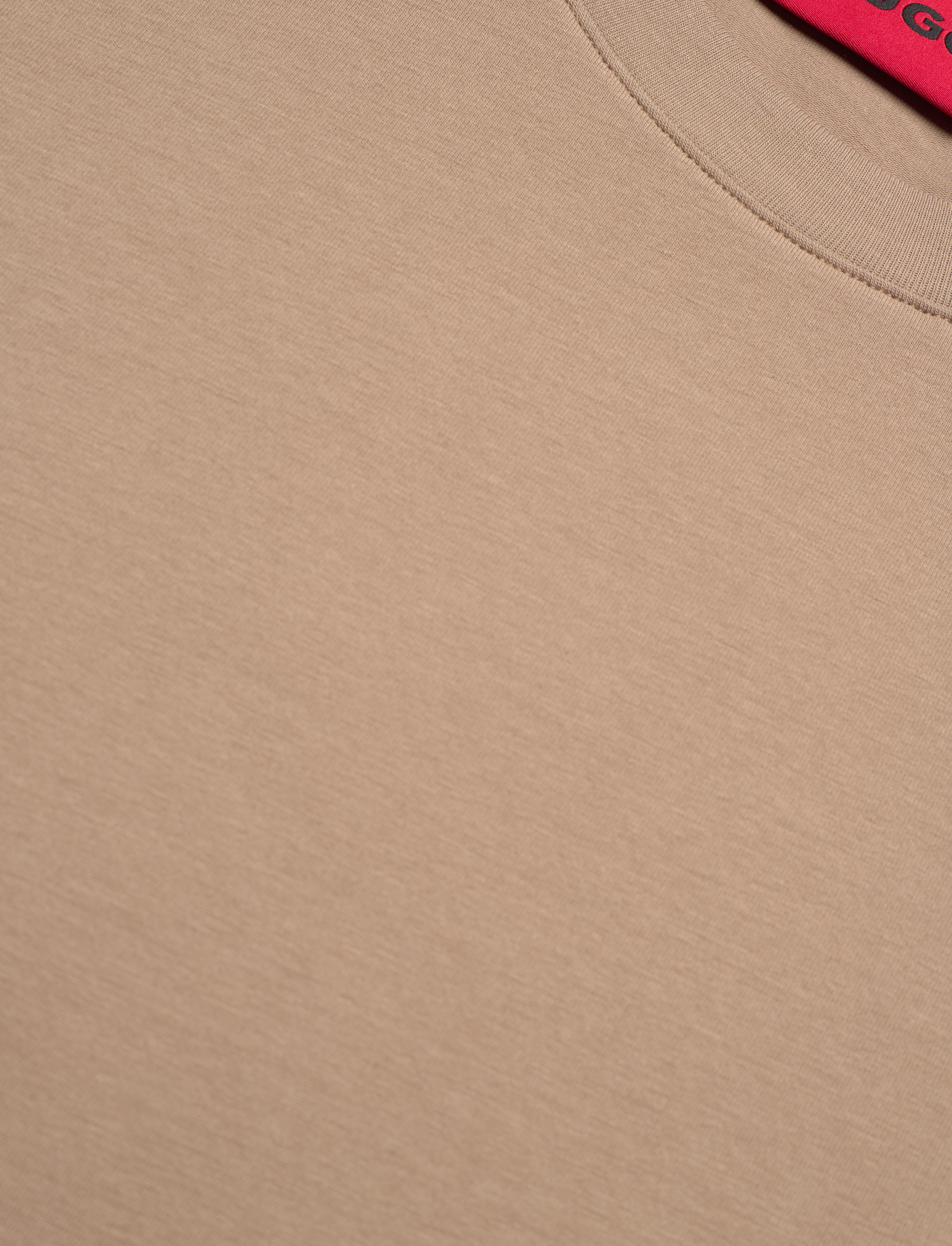HUGO - LABELLED T-SHIRT - open brown - 2