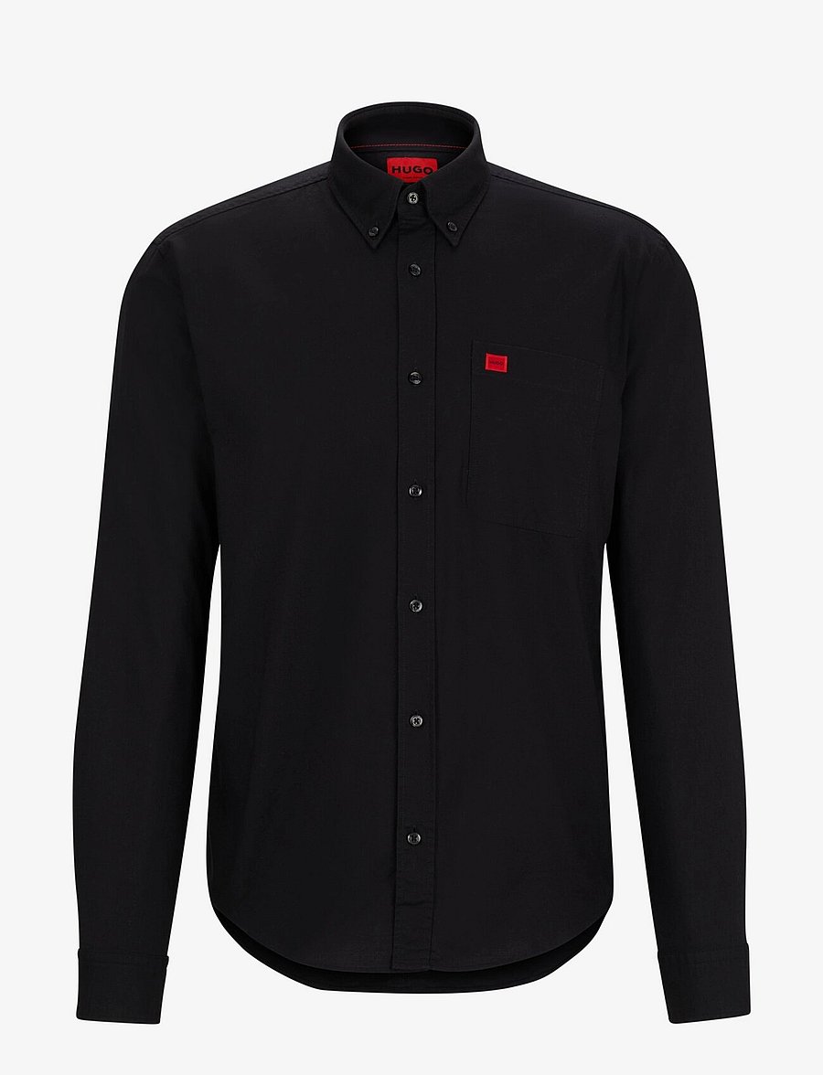 HUGO - Evito - oxford-hemden - black - 1