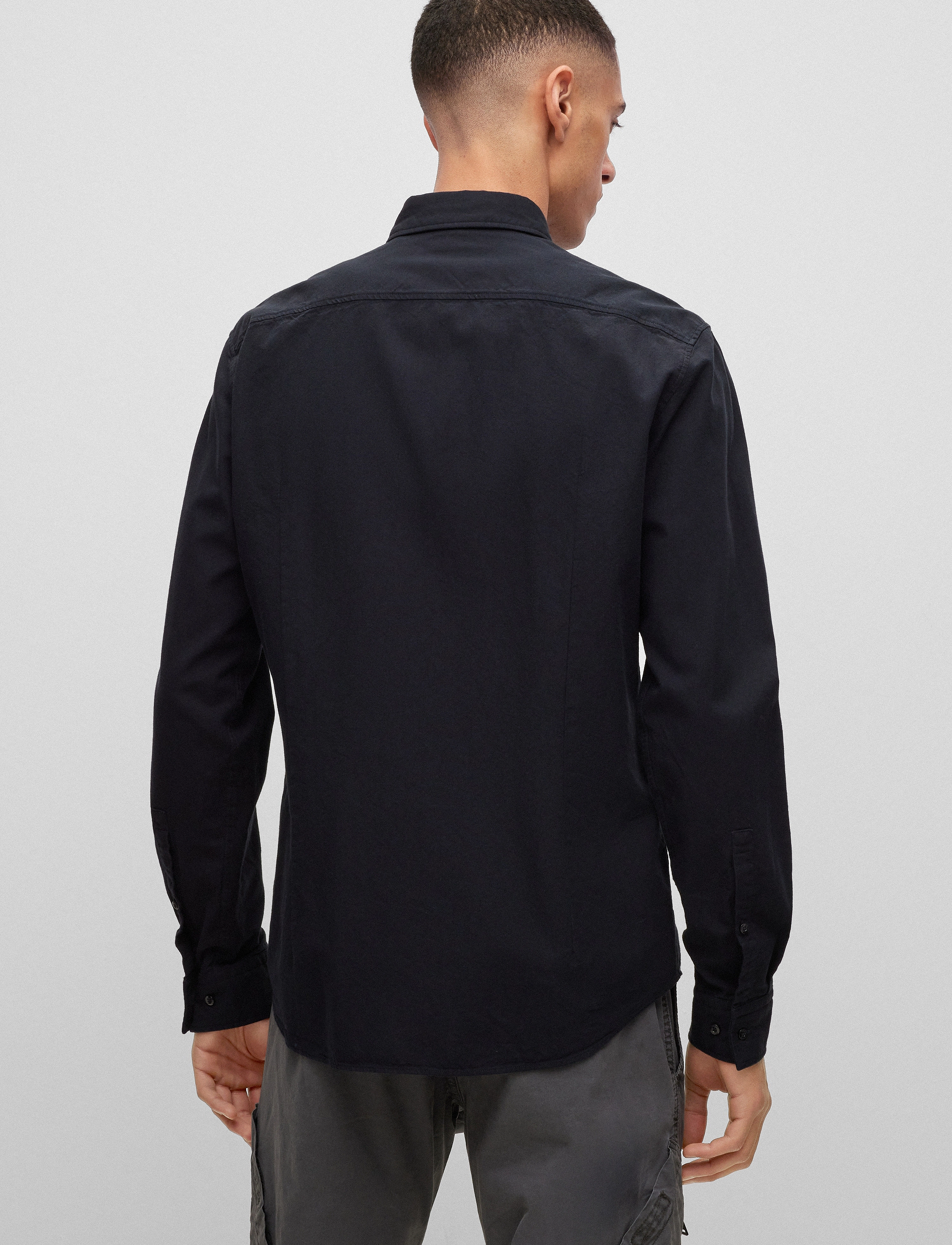 HUGO - Evito - basic skjortor - black - 2