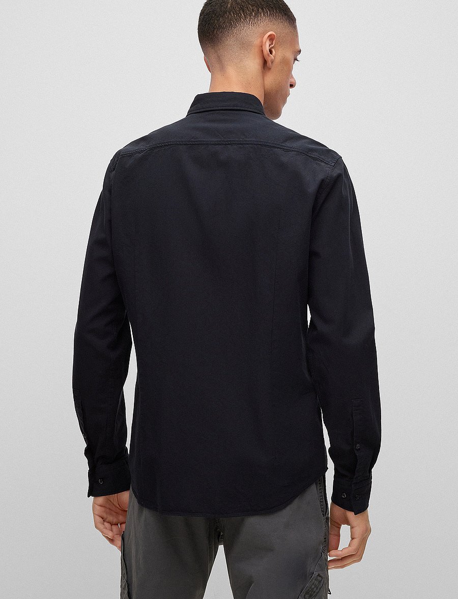HUGO - Evito - oxford-hemden - black - 2