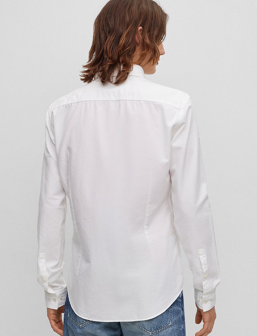 HUGO - Evito - oxford-hemden - open white - 5