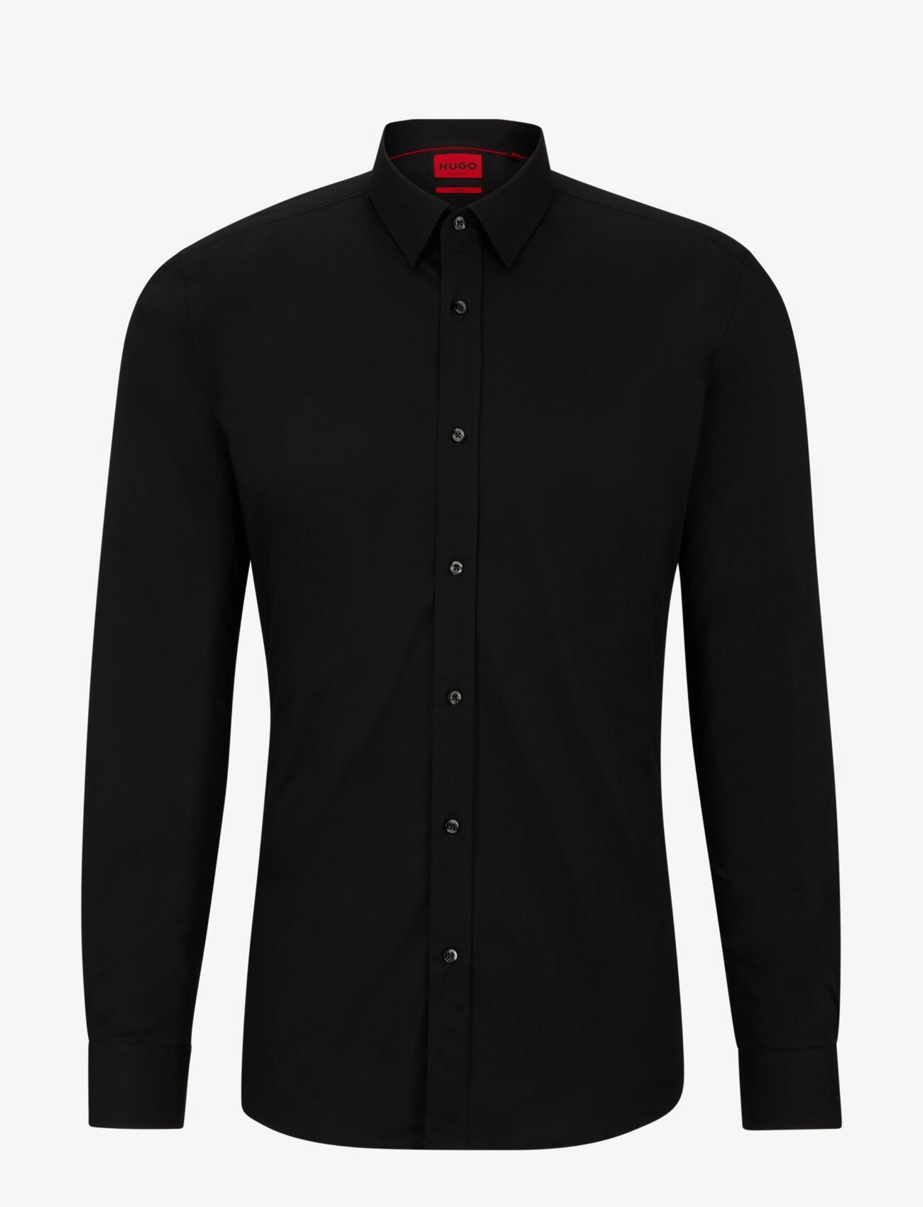 HUGO Elisha02 - Skjorter - BLACK / black