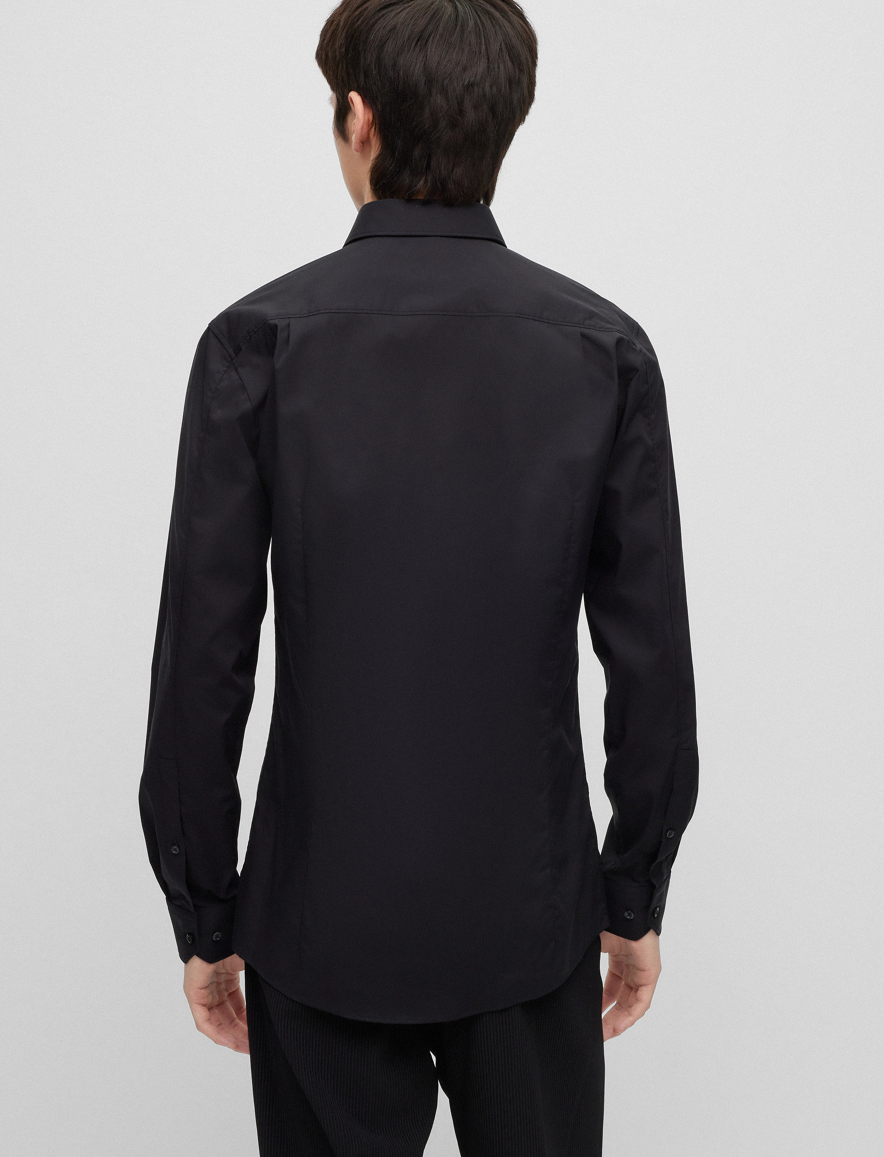 HUGO - Elisha02 - basic skjorter - black - 4