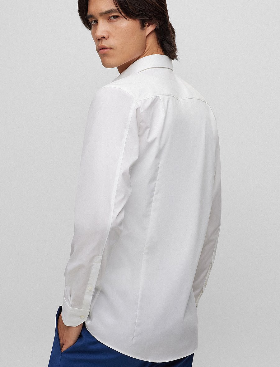 HUGO - Elisha02 - formal shirts - open white - 3