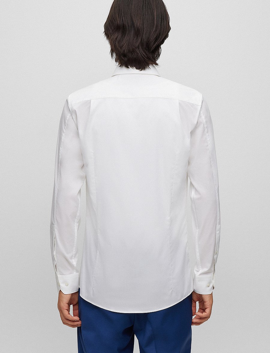HUGO - Elisha02 - formal shirts - open white - 4