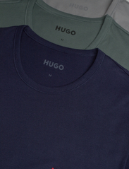 HUGO - T-SHIRT RN TRIPLET P - pyjamasöverdelar - dark green - 2
