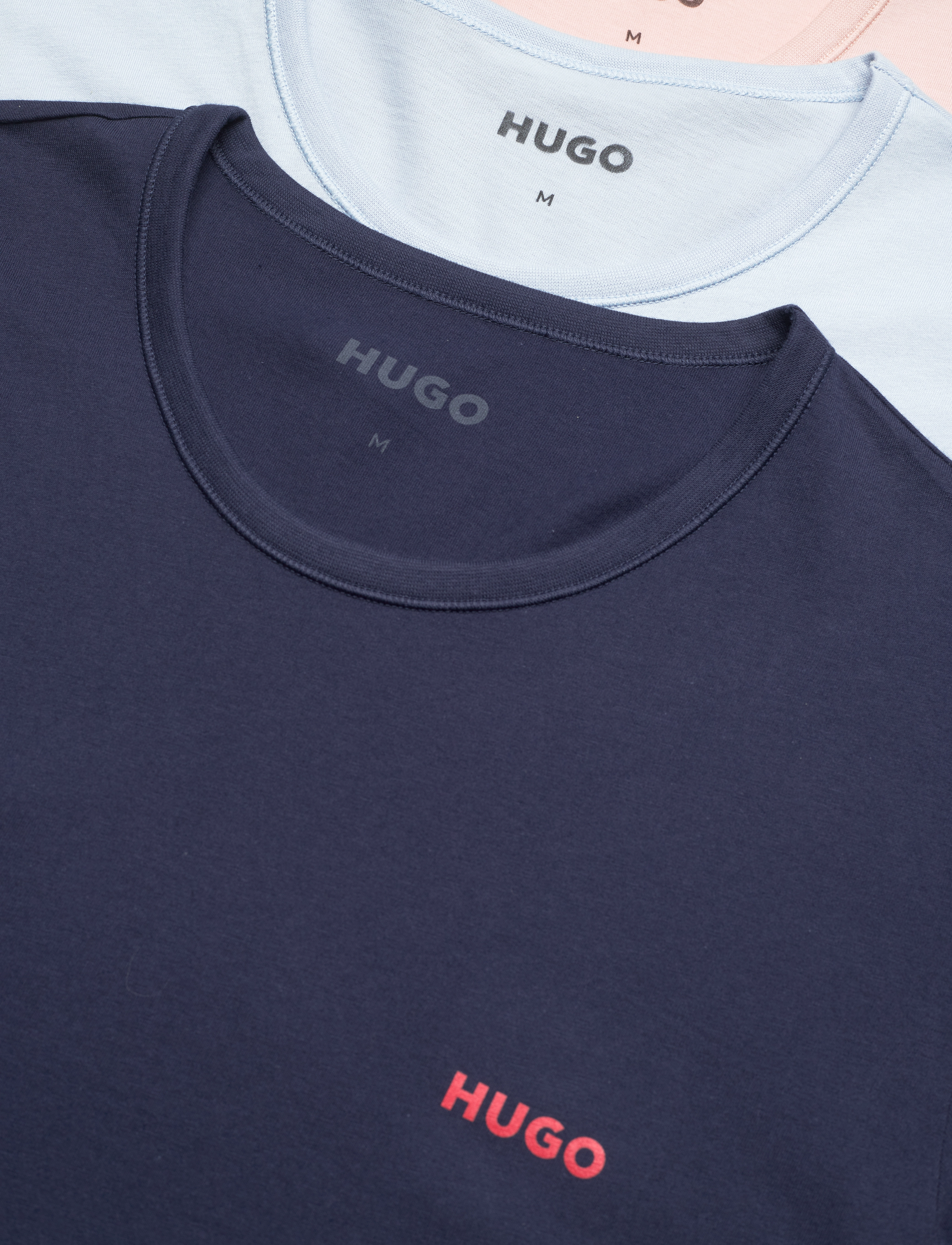 HUGO - T-SHIRT RN TRIPLET P - light/pastel pink - 1