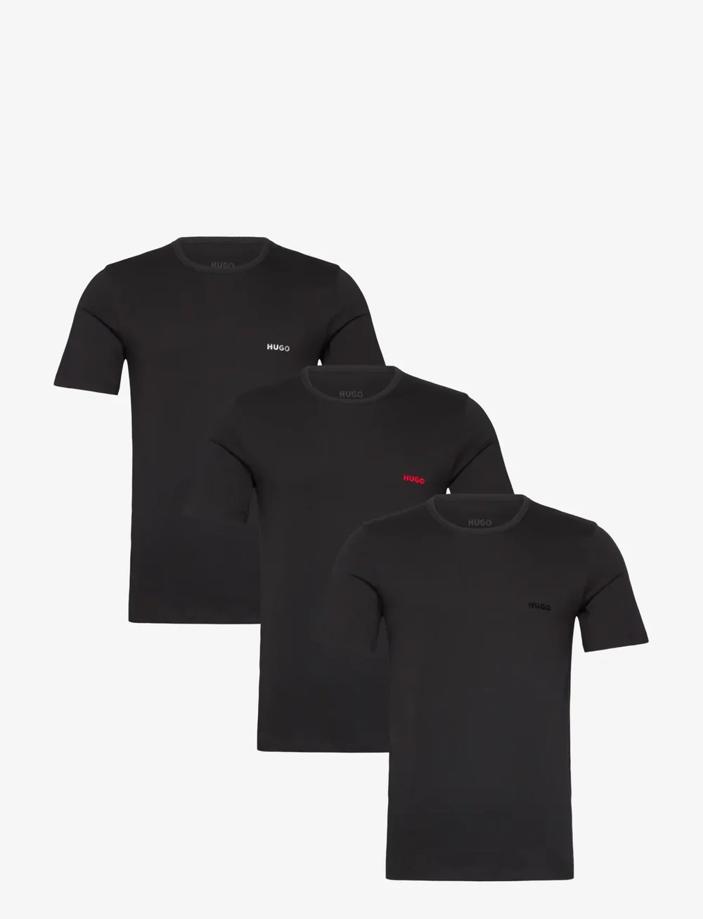 HUGO - T-SHIRT RN TRIPLET P - multipack t-shirts - open miscellaneous - 0