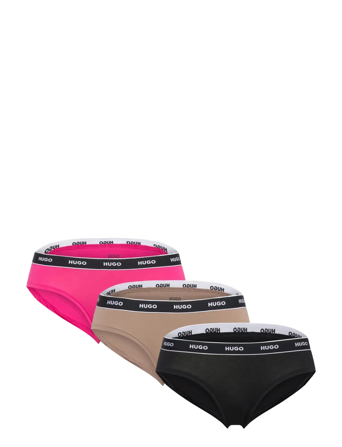 HUGO TRIPLET BRIEF STRIPE - Trosor - ASSORTED PRE-PACK / pink/rose