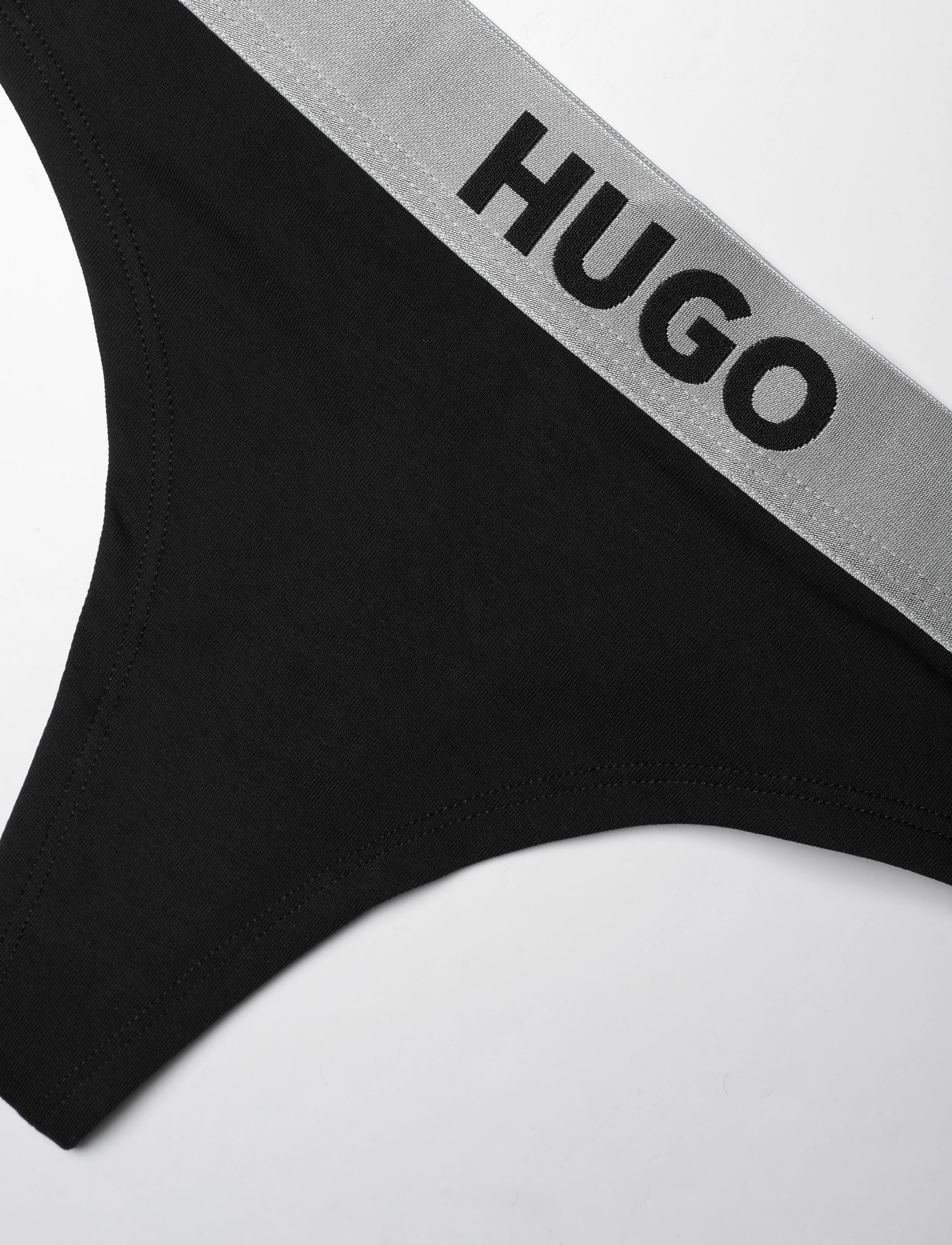 HUGO - THONG SPORTY LOGO - black - 2