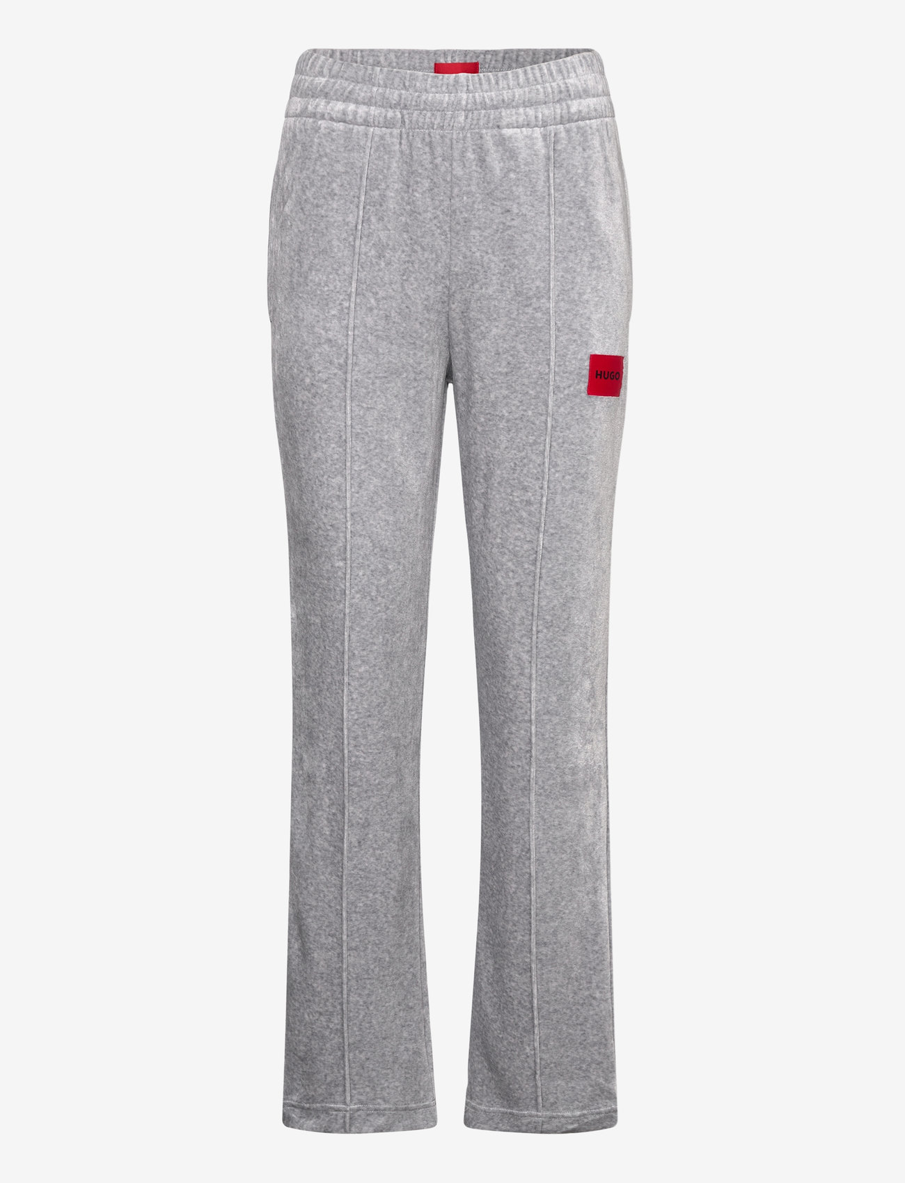 HUGO - VELVET_PANTS - medium grey - 0