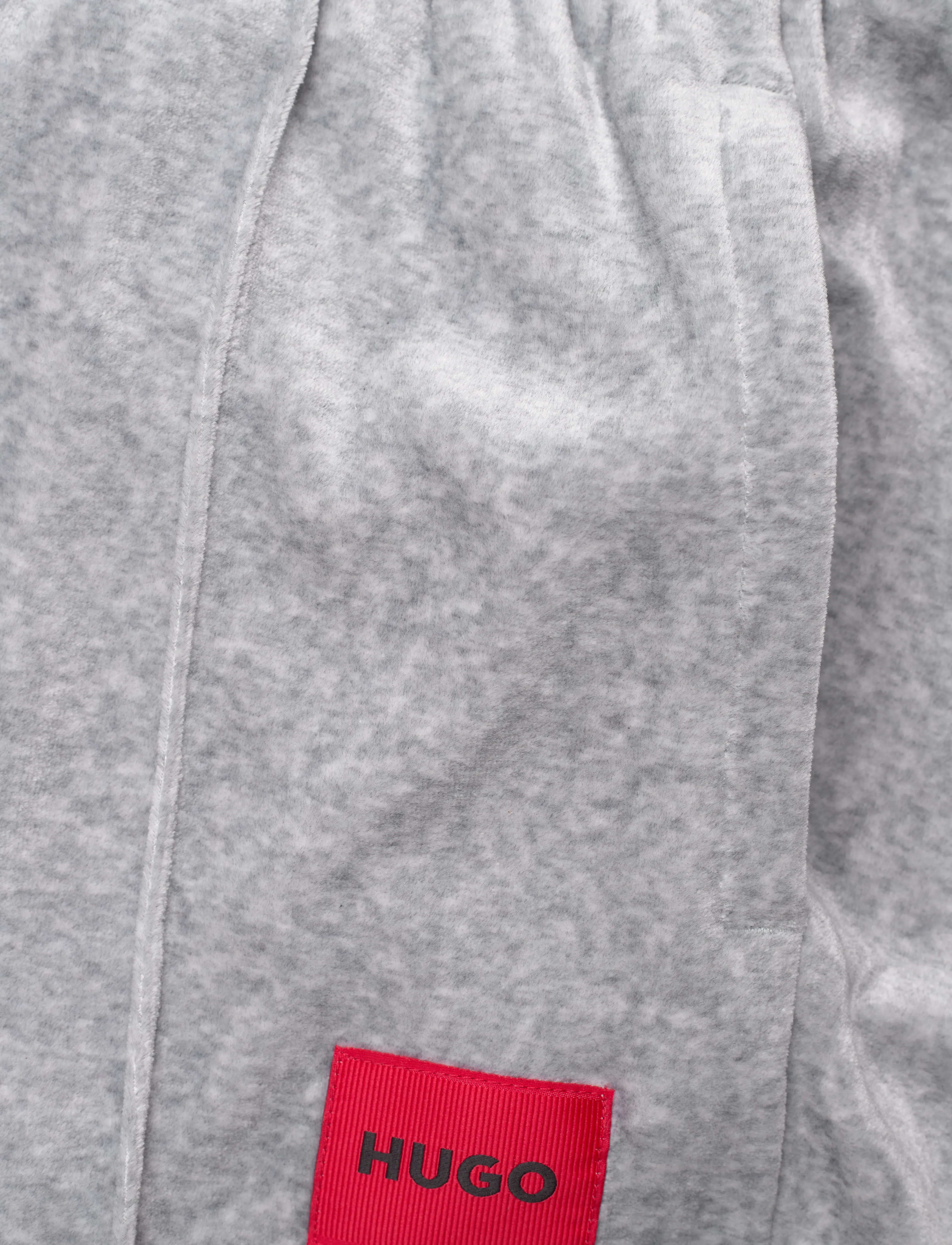 HUGO - VELVET_PANTS - medium grey - 2
