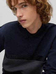 HUGO - Dassaku - polo marškinėliai ilgomis rankovėmis - dark blue - 3