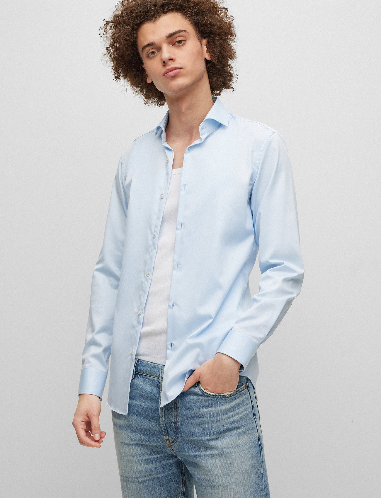 HUGO - Kason - formal shirts - light/pastel blue - 0