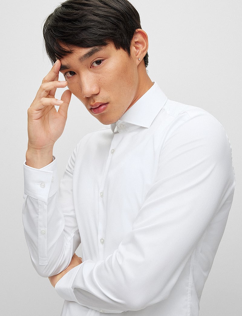 HUGO - Kason - basic skjorter - open white - 2