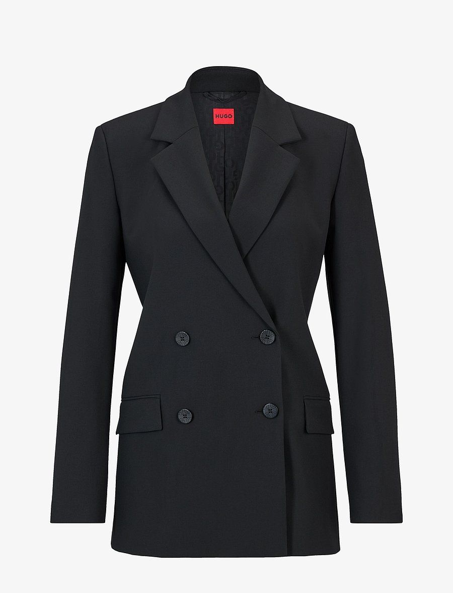 HUGO - Avani - double breasted blazers - black - 1