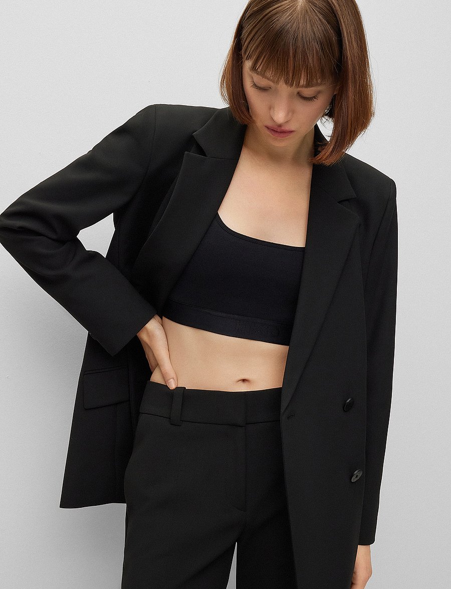 HUGO - Avani - double breasted blazers - black - 3