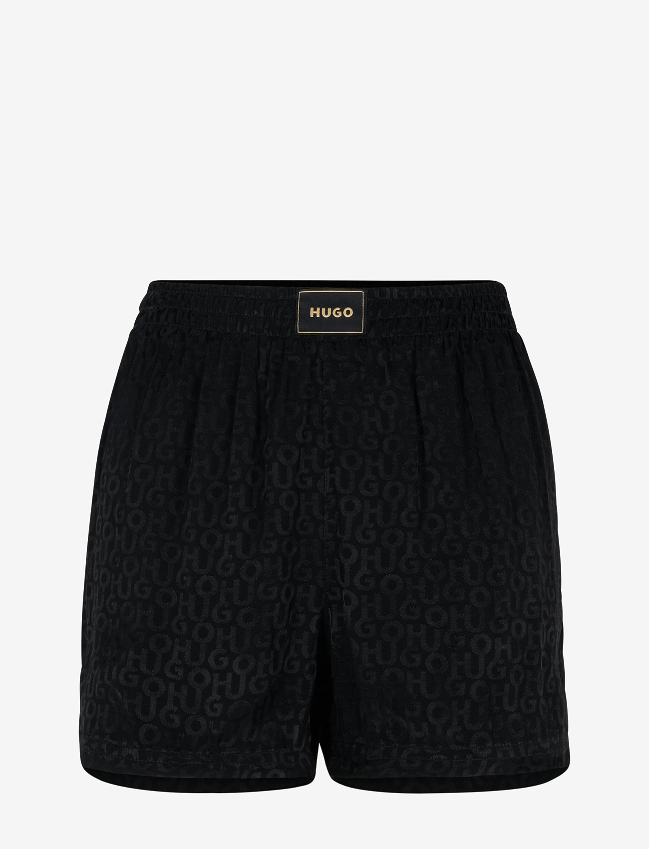 HUGO - SATINOIR_SHORTS - black - 0