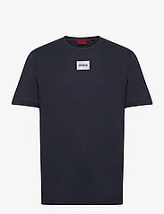 HUGO - Diragolino_G - short-sleeved t-shirts - dark blue - 0