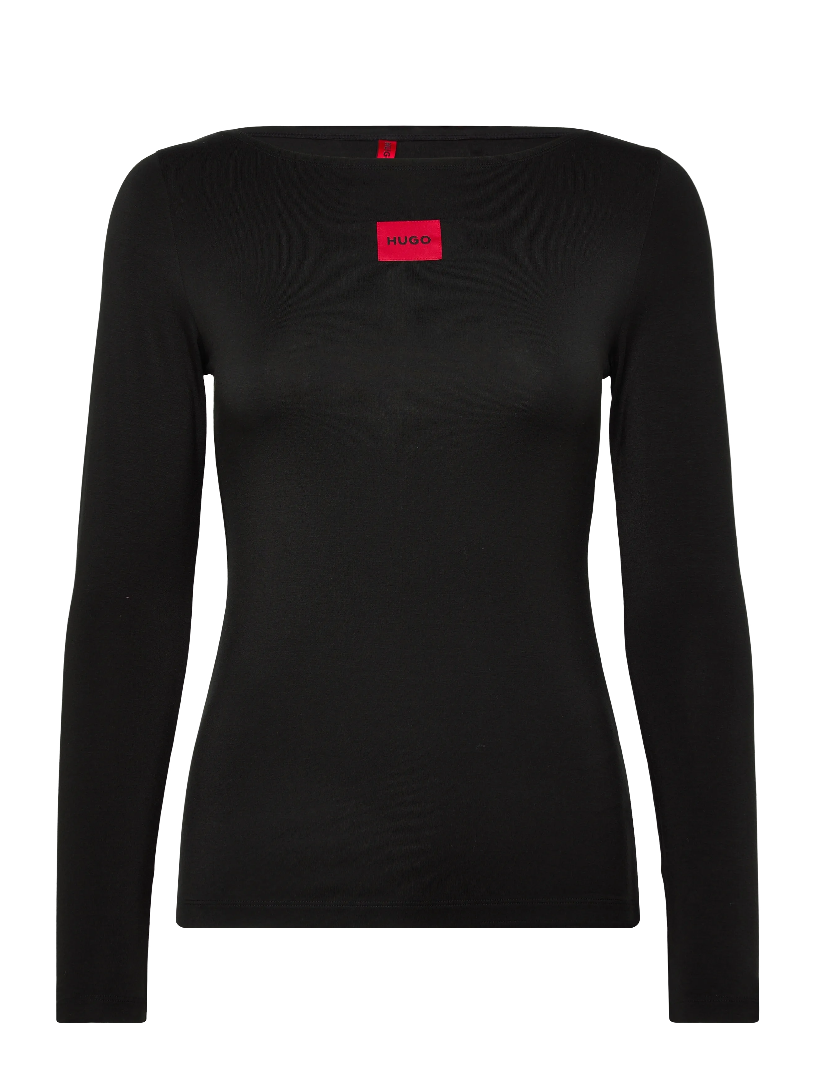 HUGO LS-SHIRT THERMAL - Transitional Layering - BLACK / black