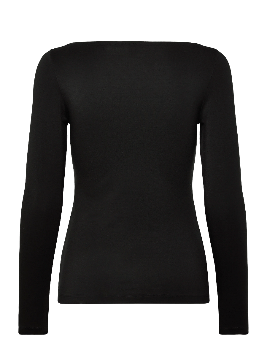 HUGO - LS-SHIRT THERMAL - pikkade varrukatega topid - black - 1