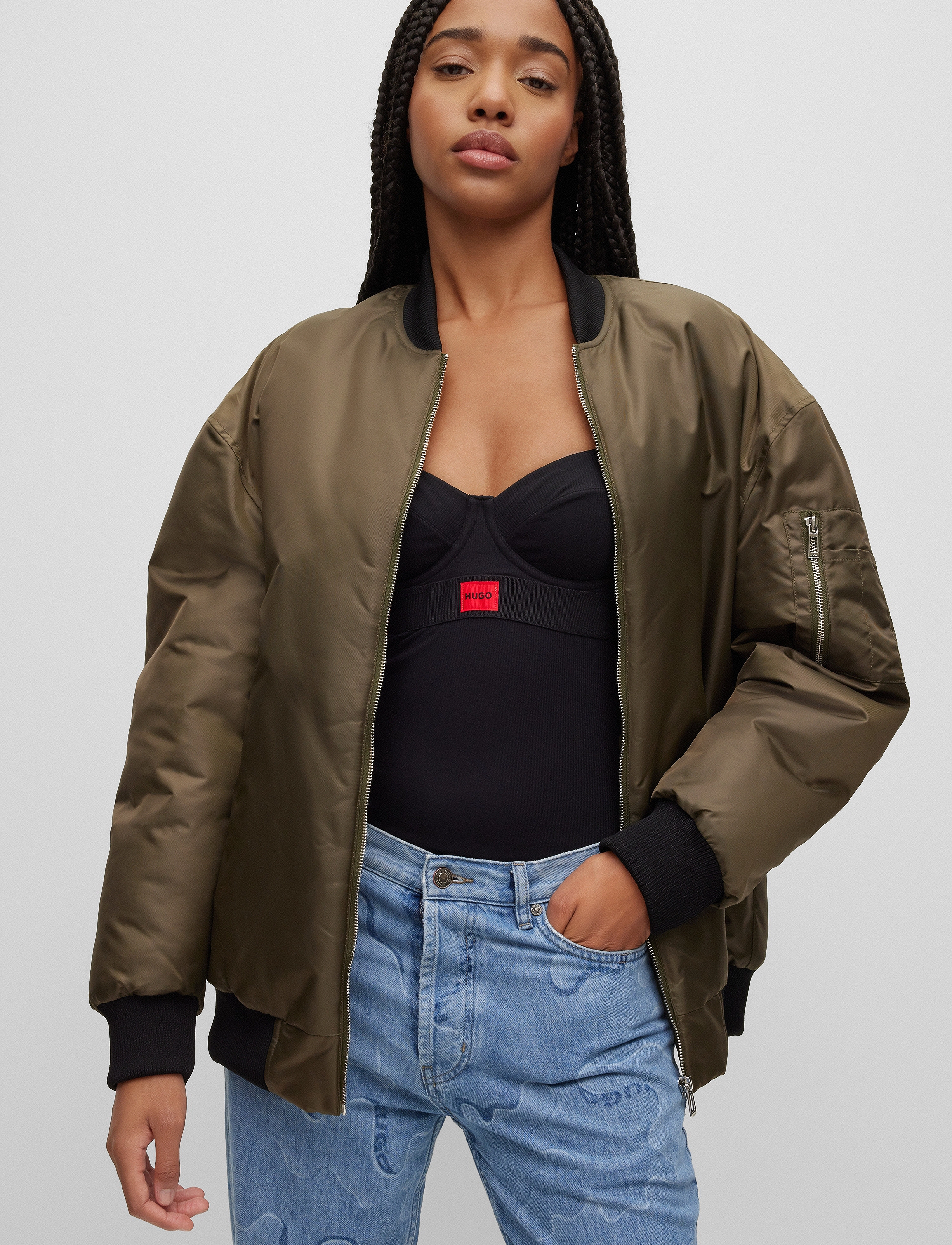 HUGO - Fillippa-1 - dark green - 1
