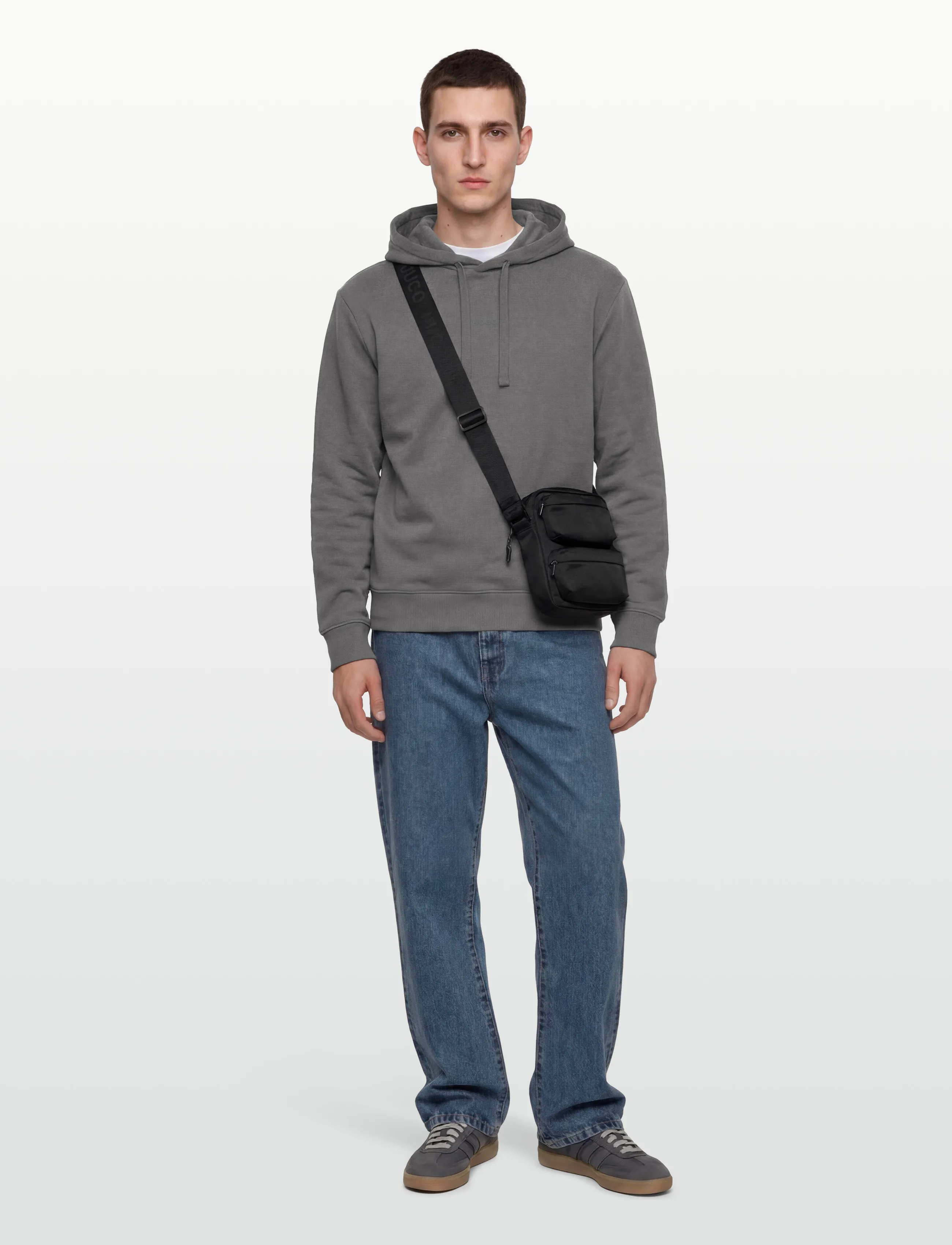 HUGO Dapo - Sweatshirts - DARK GREY / grey