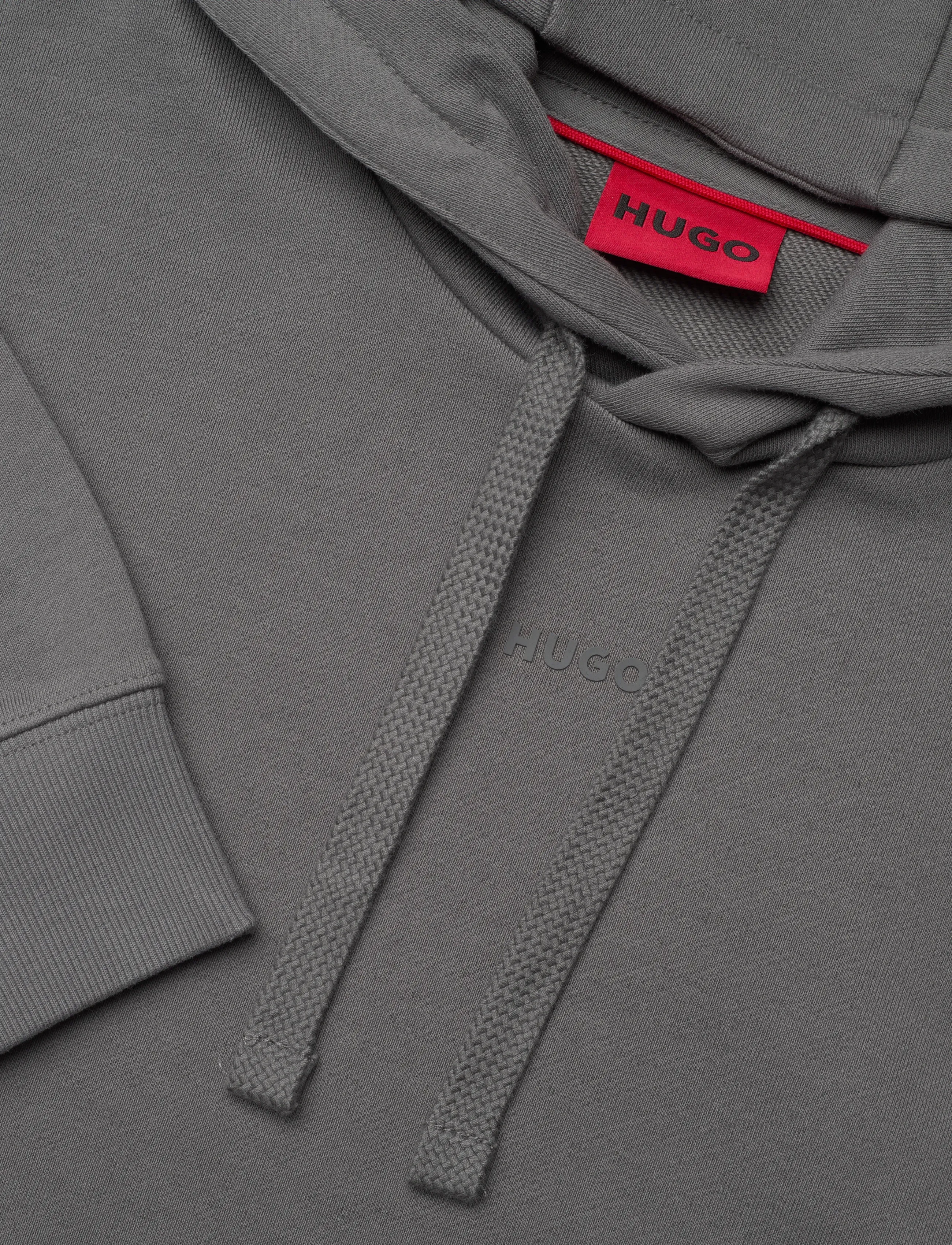 HUGO - Dapo - kapuutsiga dressipluusid - dark grey - 5