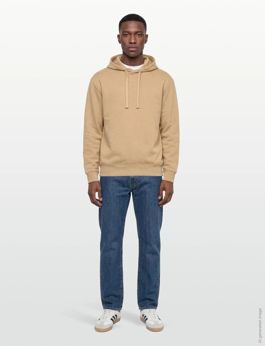 HUGO - Dapo - hoodies - medium beige - 0