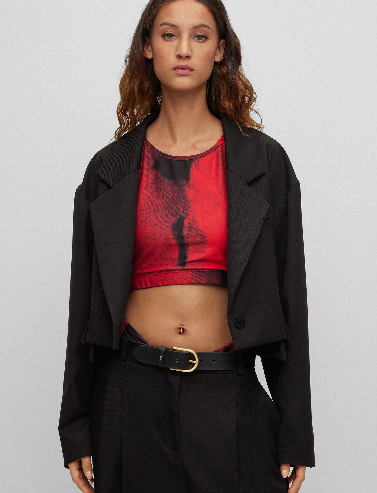 HUGO - Zoey Belt 3,5cm - damen - black - 2