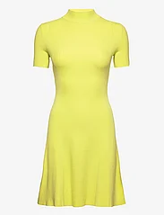 HUGO - Sharizy - knitted dresses - bright yellow - 0