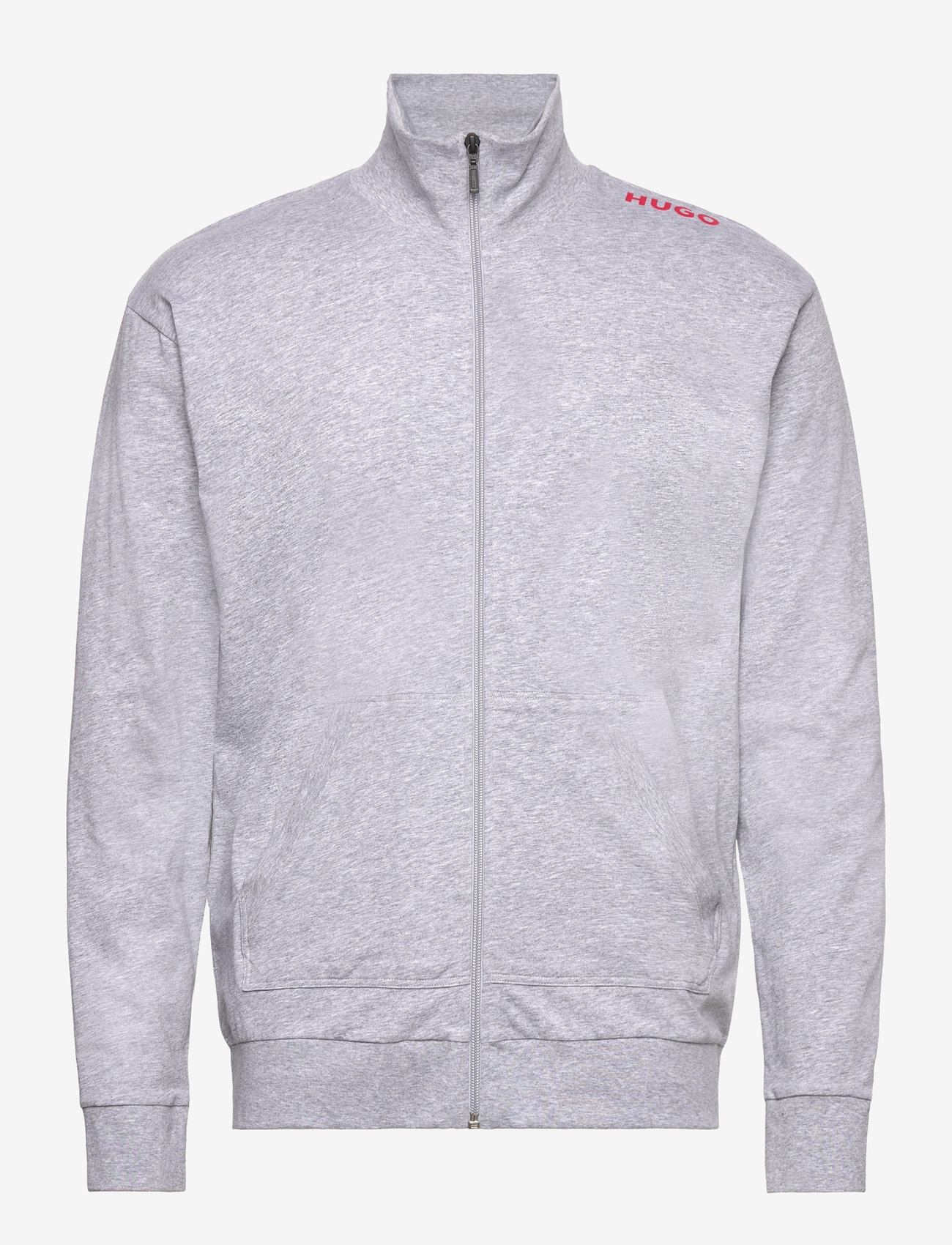 HUGO - Labelled Jacket Zip - medium grey - 0