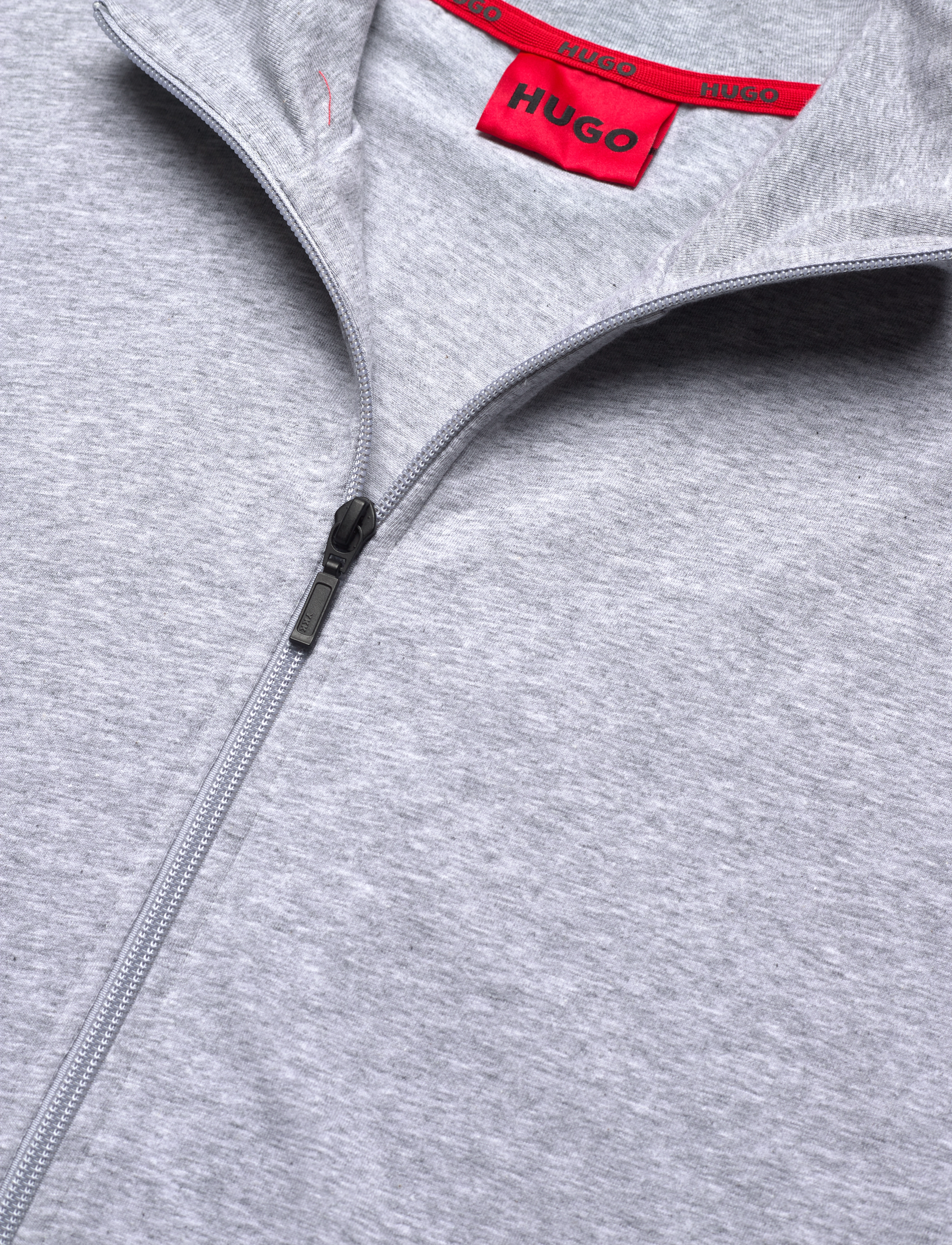 HUGO - Labelled Jacket Zip - medium grey - 2