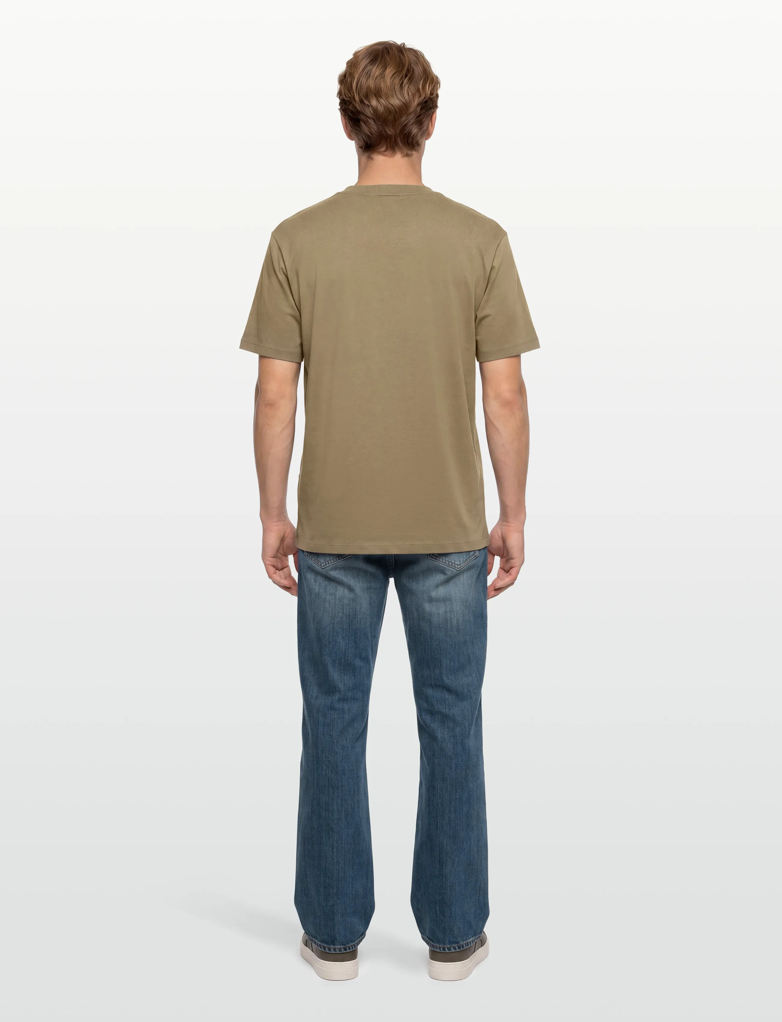 HUGO - Dapolino - kortærmede t-shirts - beige overflow - 4