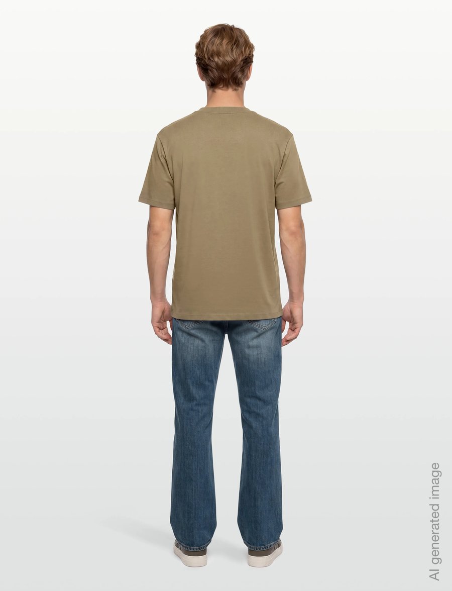 HUGO - Dapolino - kurzärmelige t-shirts - beige overflow - 4