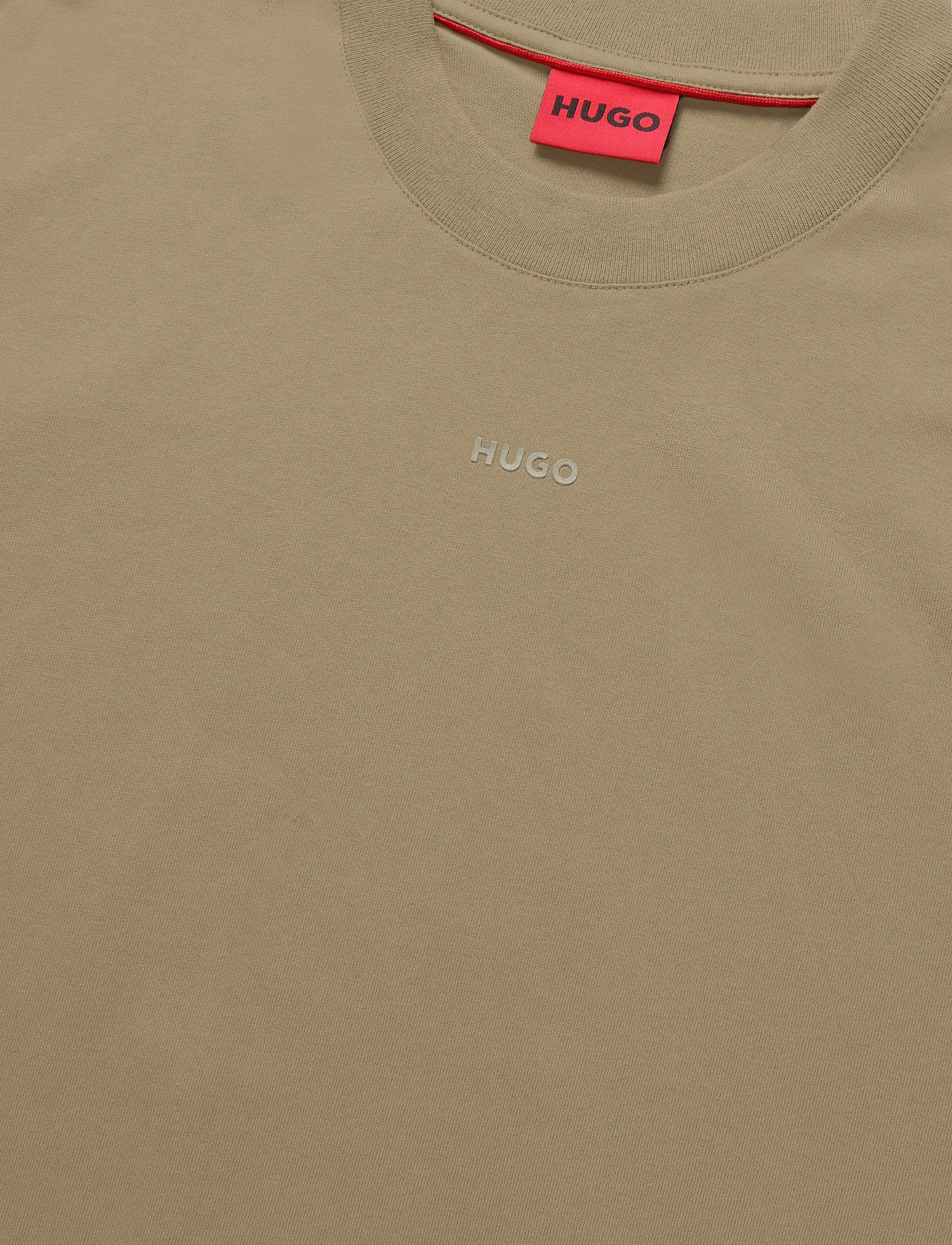 HUGO - Dapolino - kurzärmelige t-shirts - beige overflow - 2
