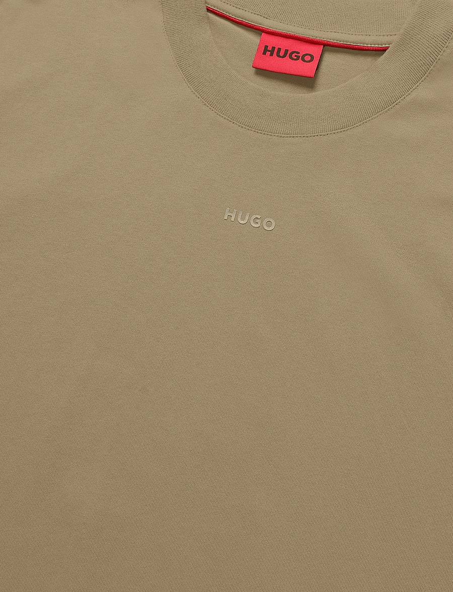 HUGO - Dapolino - kurzärmelige t-shirts - beige overflow - 5