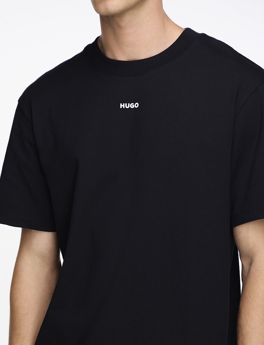HUGO - Dapolino - kortærmede t-shirts - black - 5