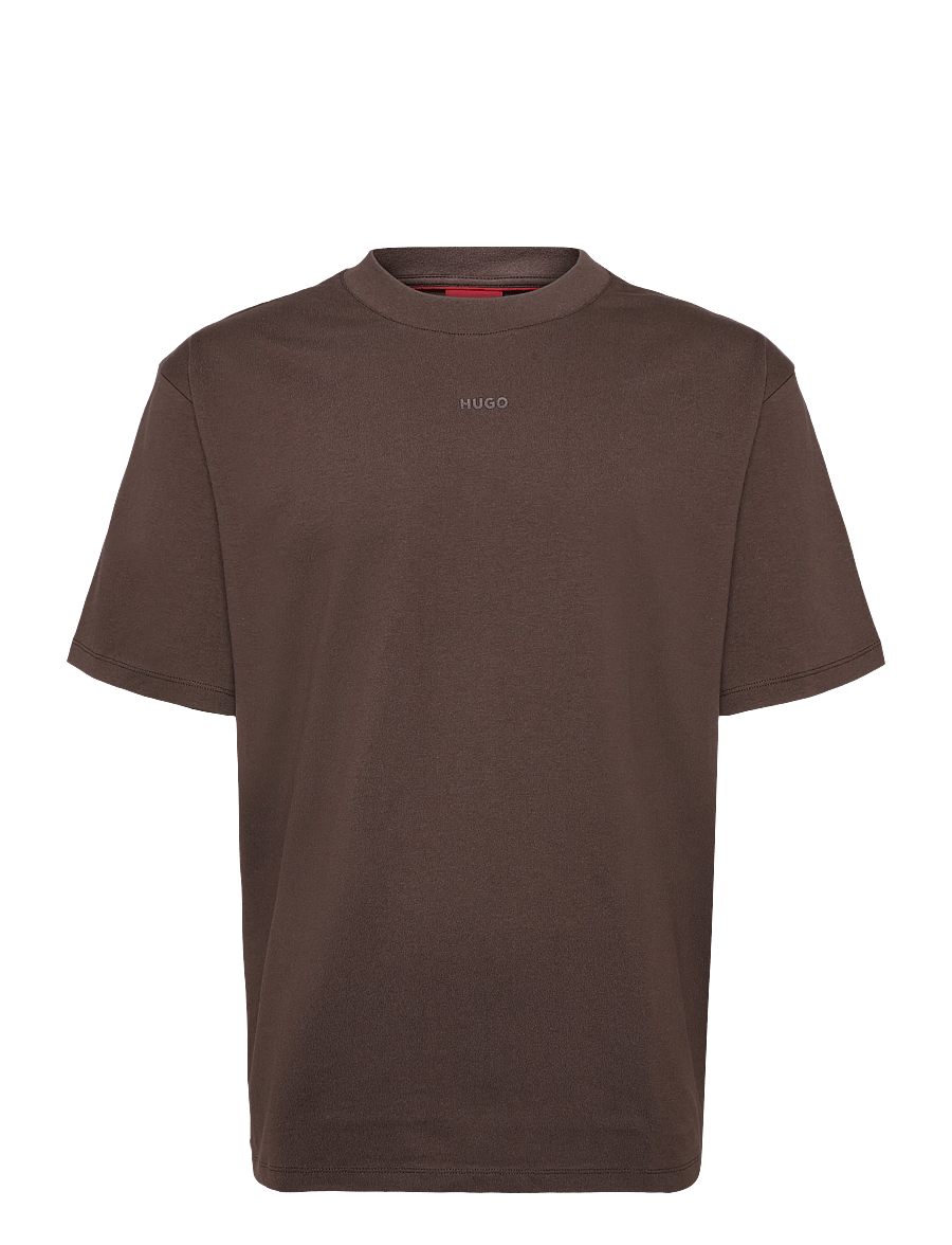 HUGO - Dapolino - kurzärmelige t-shirts - brown overflow - 0