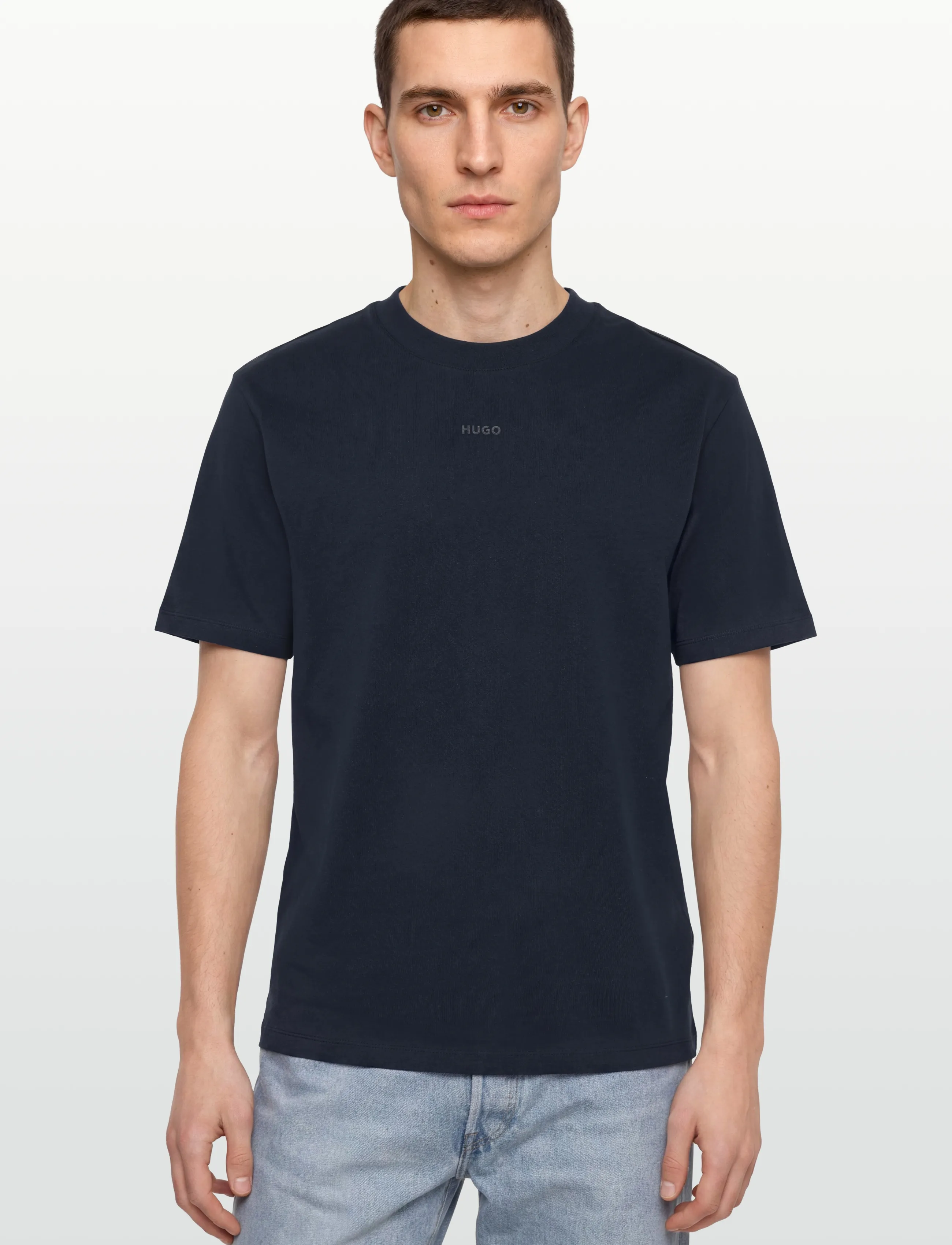 HUGO - Dapolino - kortærmede t-shirts - dark blue - 3